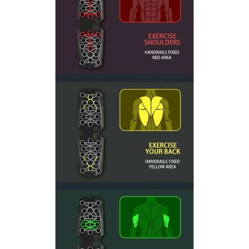 Tabla Multifuncional para Flexiones | Push Up Board Portátil