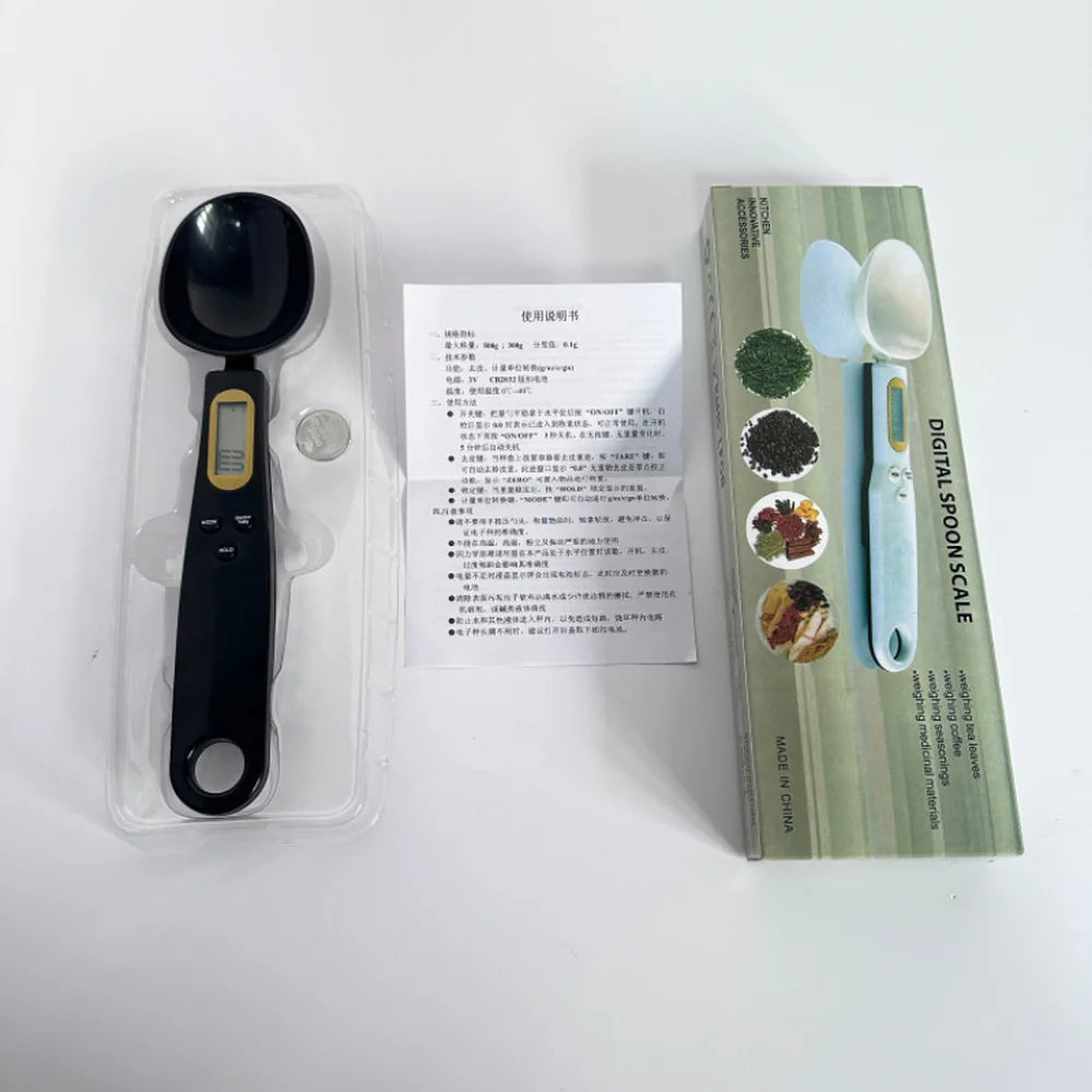 Cuchara Balanza Digital LCD para Proteína, Café y Suplementos Fitness